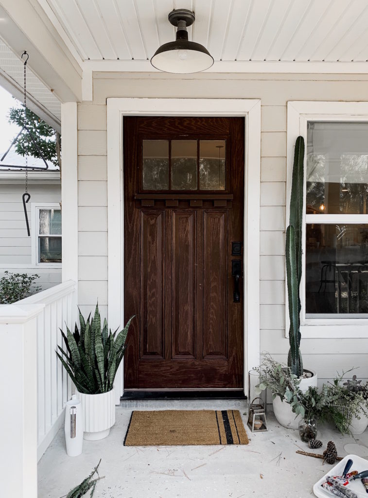 Holiday Front Porch Simple Tips How To Paint Your Front Door Laine   FrontPorchBefore 1 757x1024 