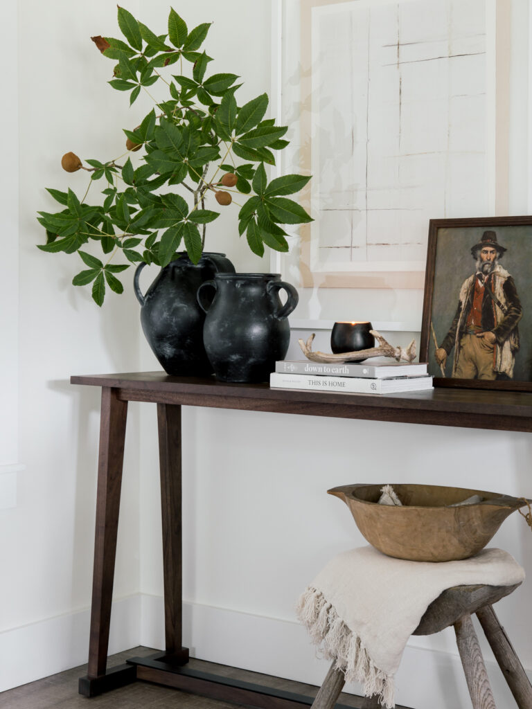 Natural Fall Inspired Console Table | Laine and Layne