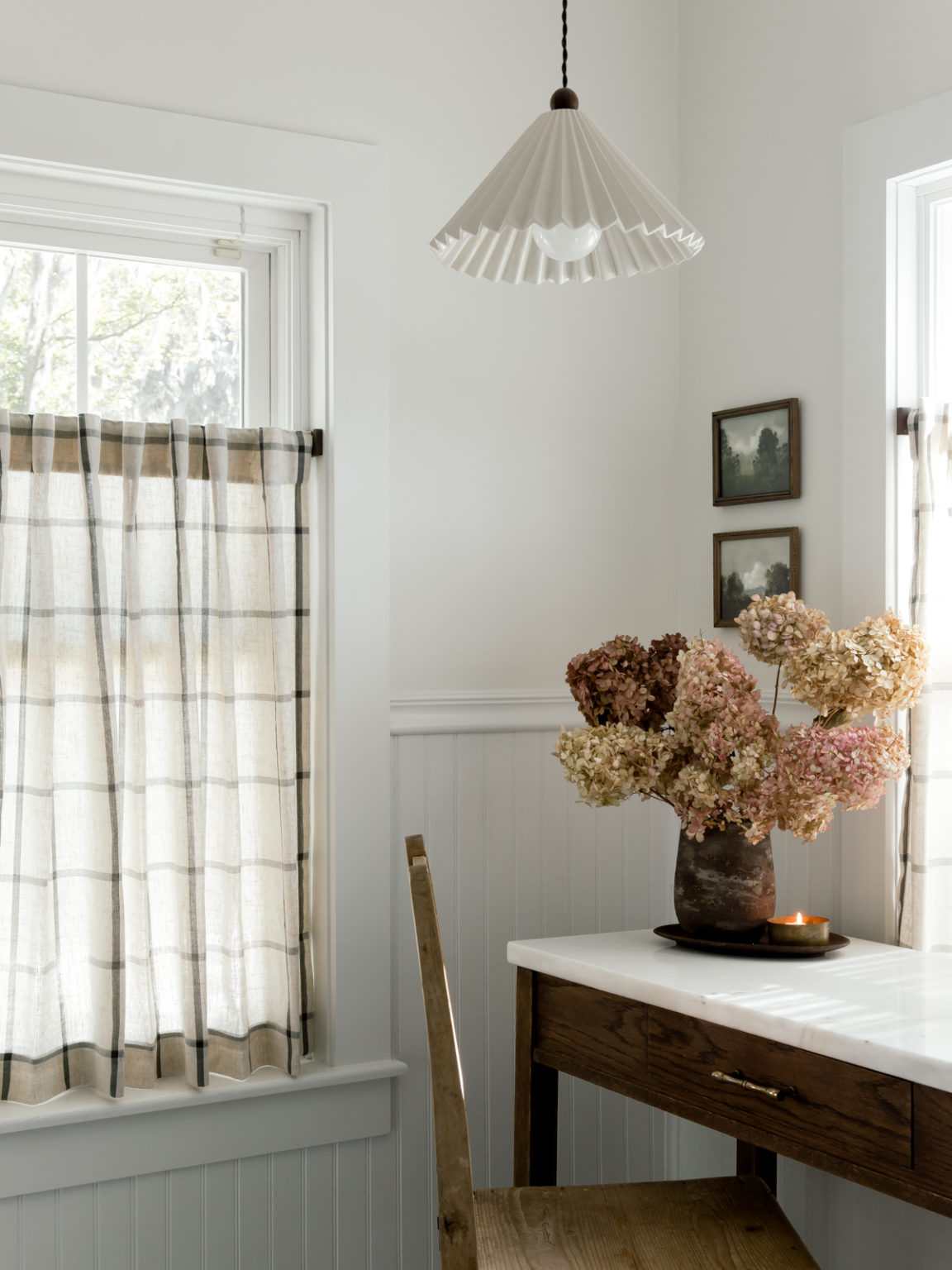 Day Two Of Our Challenge: Dried Hydrangeas In Our Bathroom | Laine and ...